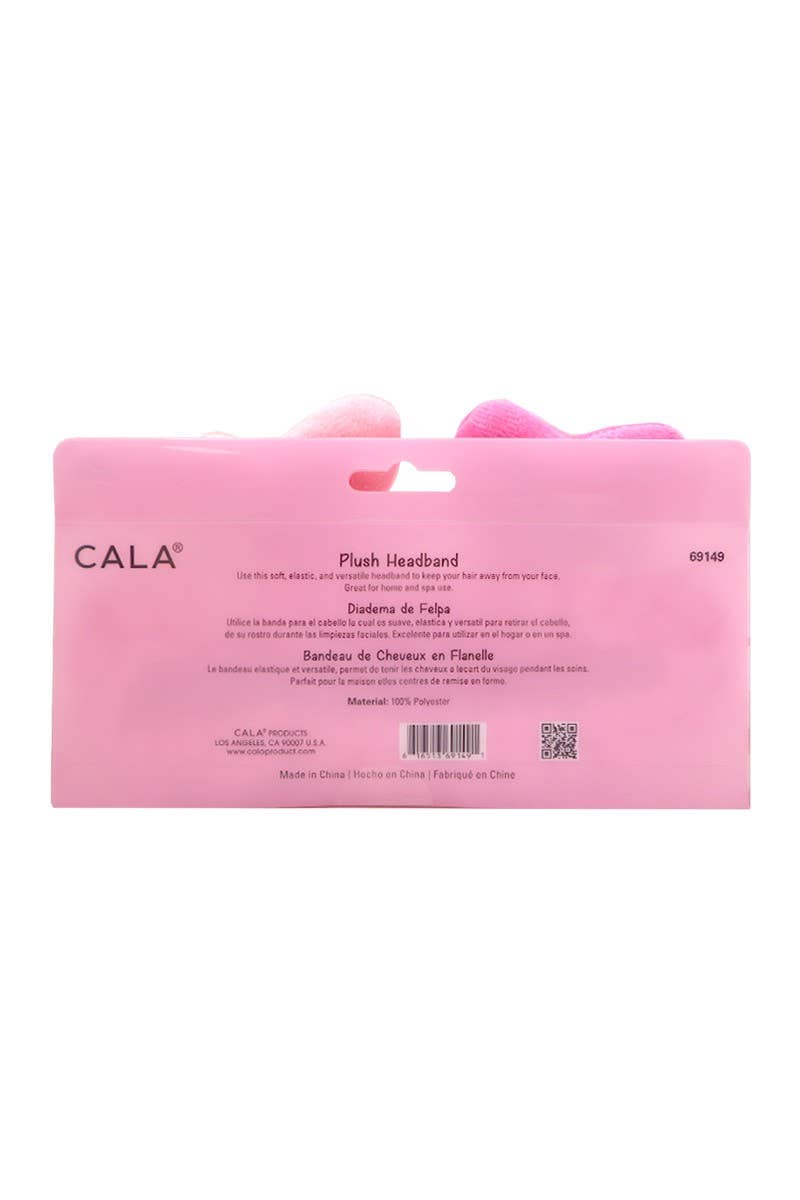 Bandeau en peluche en forme de cœur rose - CALA