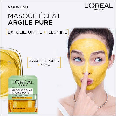 L'Oréal Masque Apaisant - Argile pure (3 Argiles Pures + Citron Yuzu)